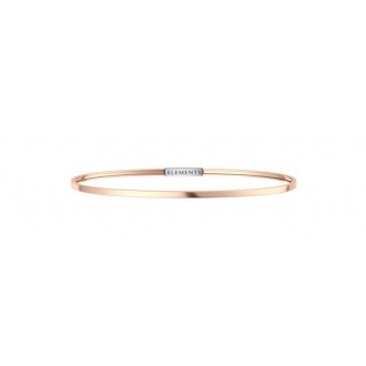 1 - DonnaOro bangle bracelet DFBF4109-M 925 Silver Rose Gold Elements collection