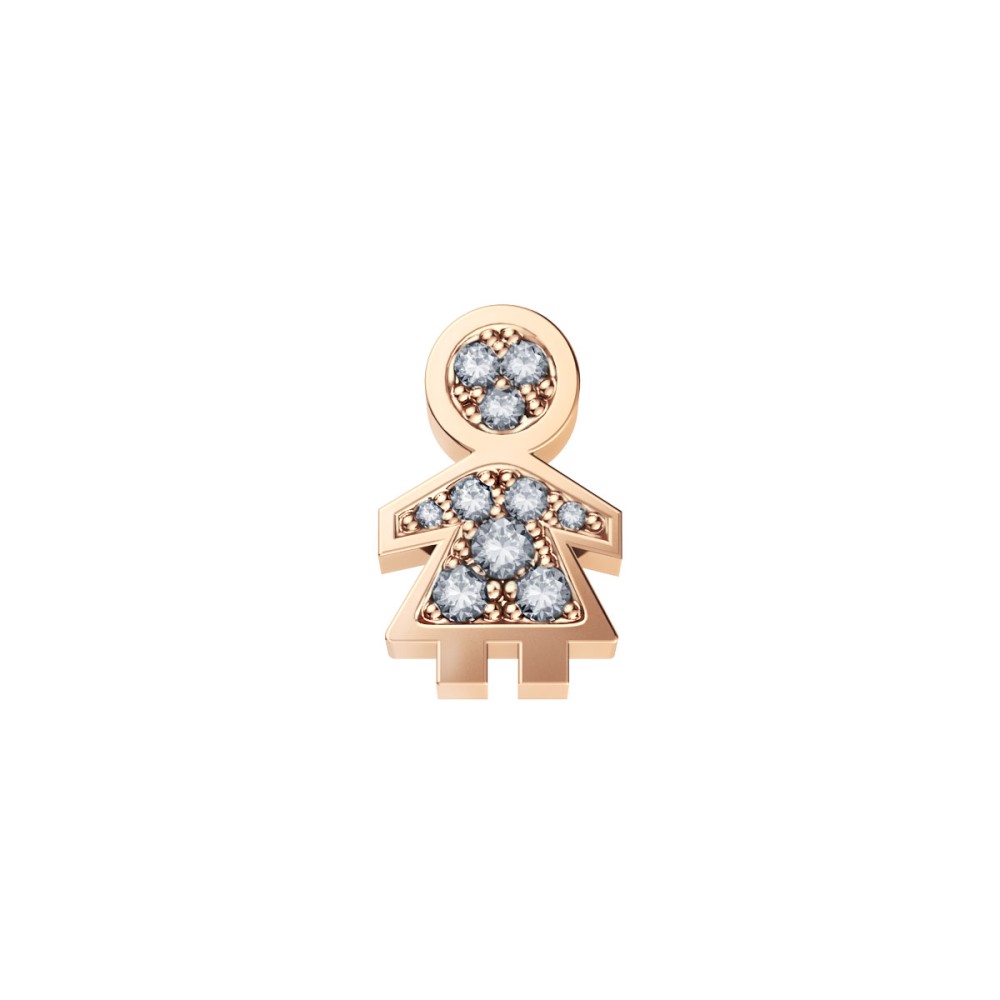 1 - DonnaOro child element DCHF3443.003 Rose Gold with diamonds Elements collection