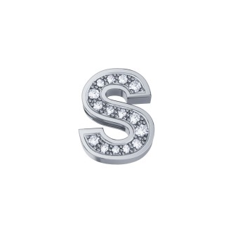 1 - Letter S element DonnaOro DCHF3319S.002 White Gold with diamonds Elements collection