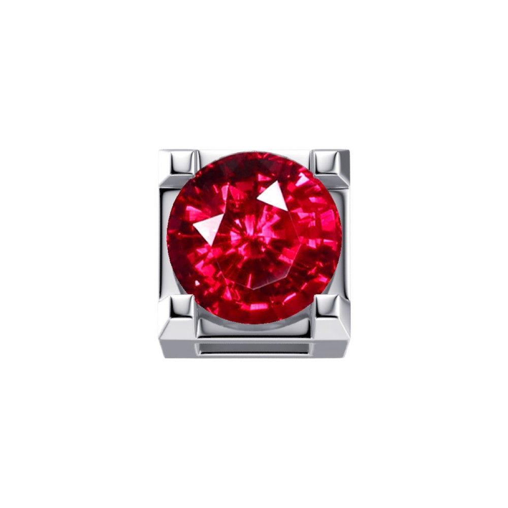 1 - Griffe DonnaOro element DCHR7244 White Gold with ruby Elements collection