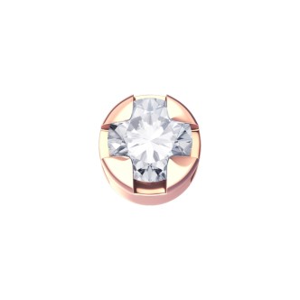 1 - Elemento Griffe DonnaOro DCHF5507.002 Oro Rosa con diamante collezione Elements