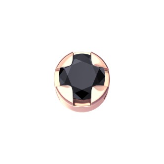 1 - Elemento Griffe DonnaOro DCHF5508.002 Oro Rosa con diamante nero collezione Elements