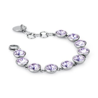 1 - Bracciale Brosway BTN15 in acciaio e Swarovski collezione N-Tring