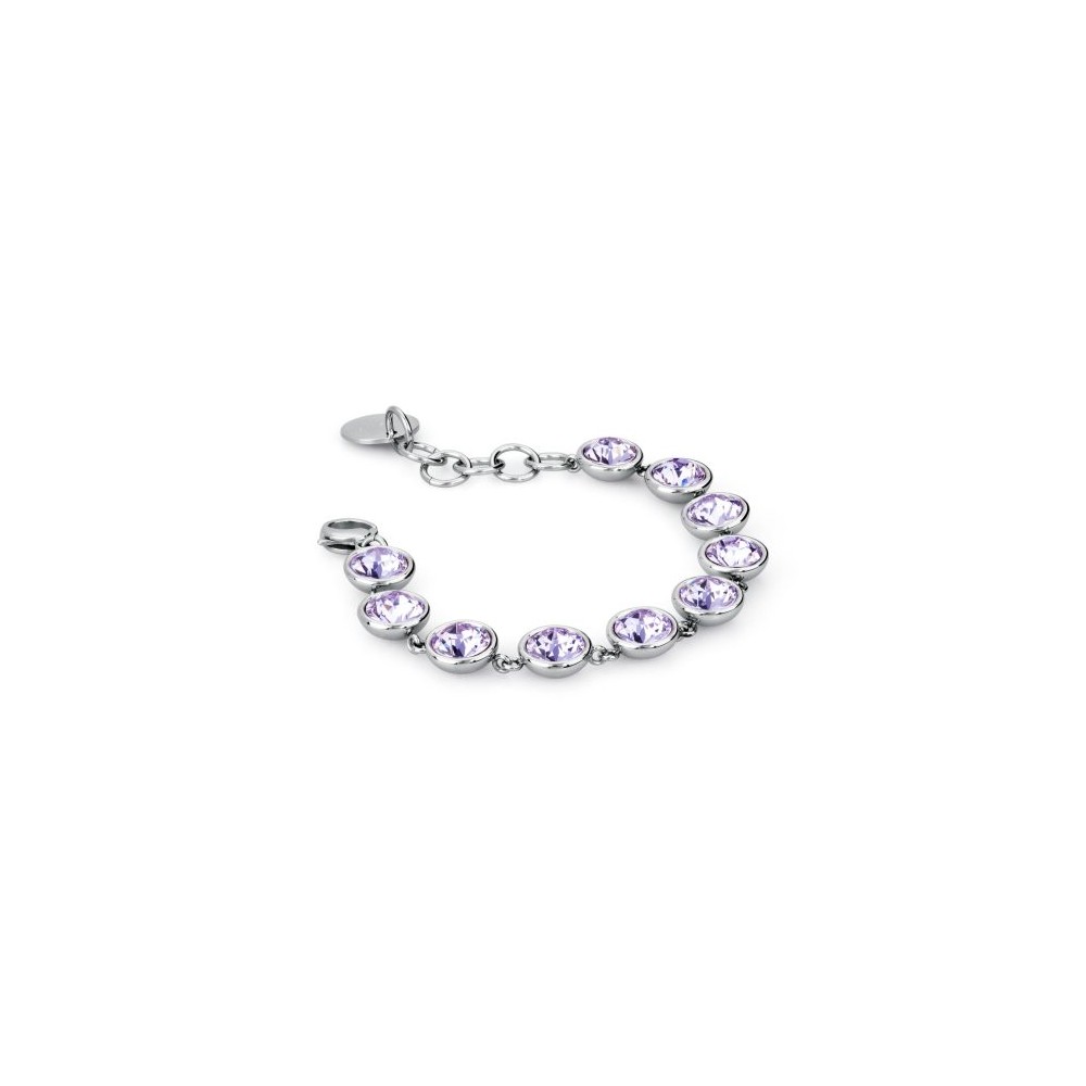 1 - BTN29 Brosway bracelet in stainless steel and Swarovski N-Tring collection