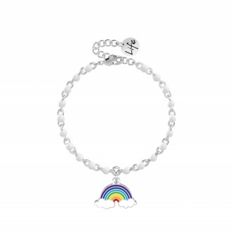 1 - Bracciale Kidult arcobaleno donna 731844 acciaio 316L collezione Symbols