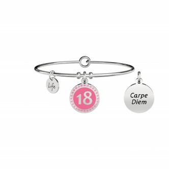 1 - Bracciale Kidult diciottesimo donna 731717 acciaio 316L collezione Special Moments