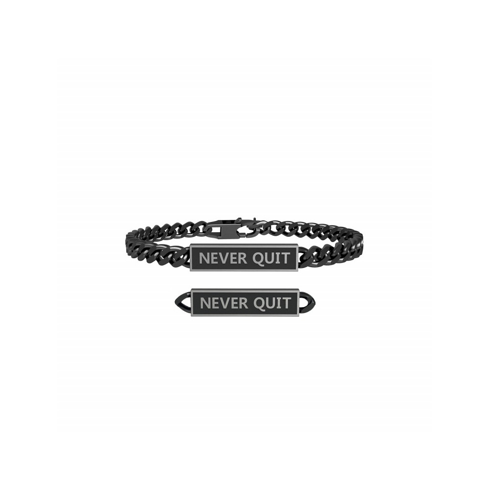 1 - Kidult Never Quit bracelet man 731804 316L steel Philosophy collection