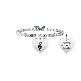 1 - Bracciale Kidult chiave di violino 731863 acciaio 316L collezione Free Time