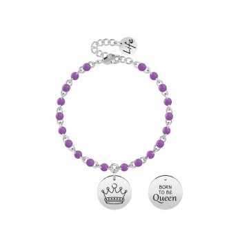 1 - Kidult crown bracelet 731837 316L steel Symbols collection