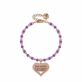 1 - Bracciale Kidult sorella 731823 acciaio 316L collezione Family