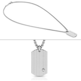 1 - Nomination 024324/001 man necklace steel Montecarlo collection