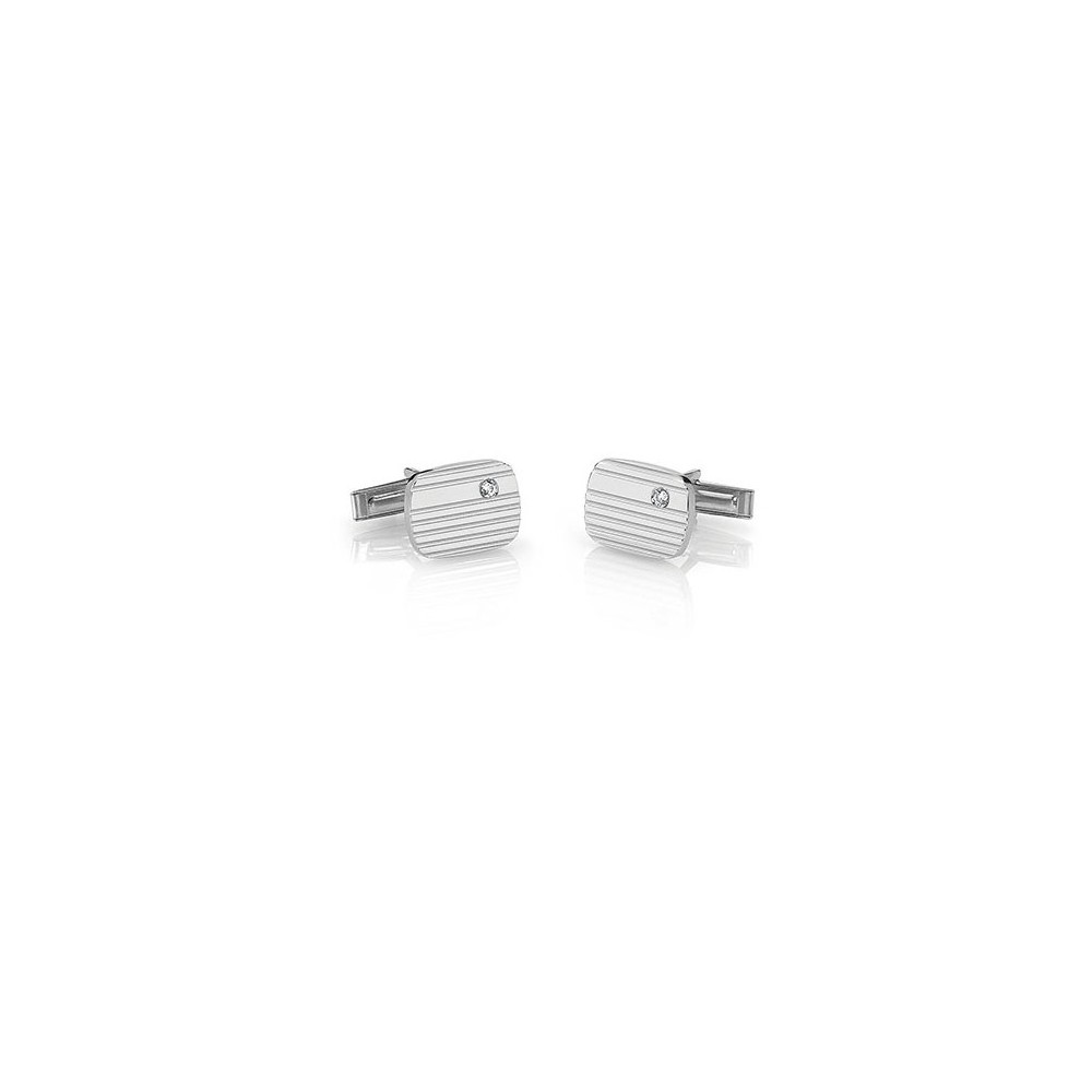 1 - Cufflinks man Nomination 024329/001 steel Montecarlo collection