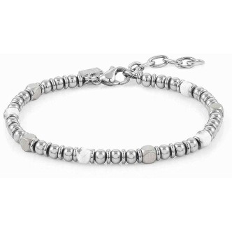 1 - Agate men's bracelet Nomination 027905/042 steel Instinct collection