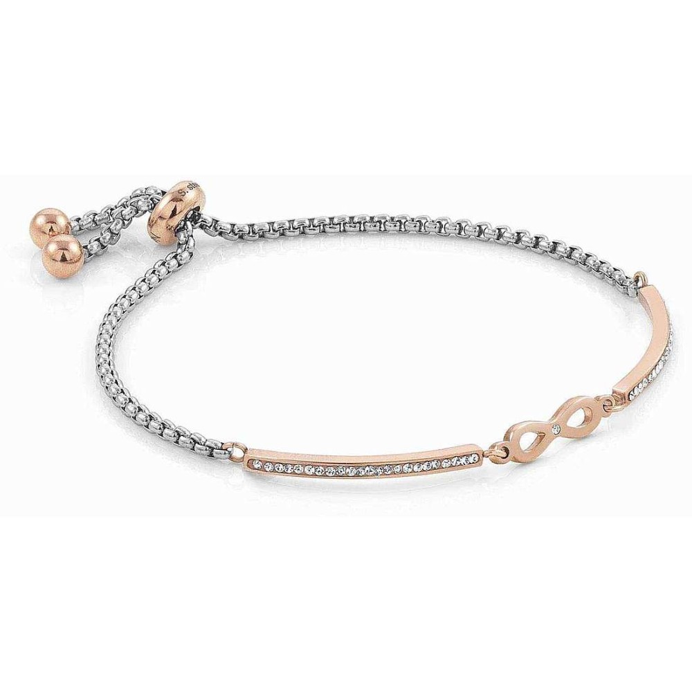 1 - Bracciale infinito Nomination donna 028005/024 acciaio 316L collezione Milleluci