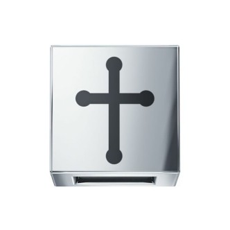 1 - DonnaOro cross element DCHF3450 White Gold with enamel Elements collection