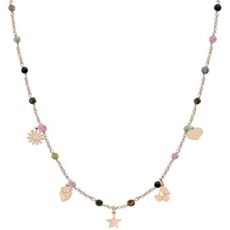 1 - Collana Nomination donna 027248/050 acciaio argento 925 e cristalli collezione Mon Amour