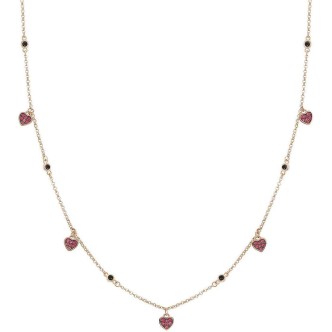 1 - Collana Nomination donna 148003/002 argento 925 e cristalli collezione Sweetrock