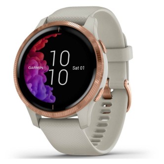 1 - Orologio Smartwatch uomo Garmin 010-02173-22 con cuffie omaggio collezione Venu Light Sand