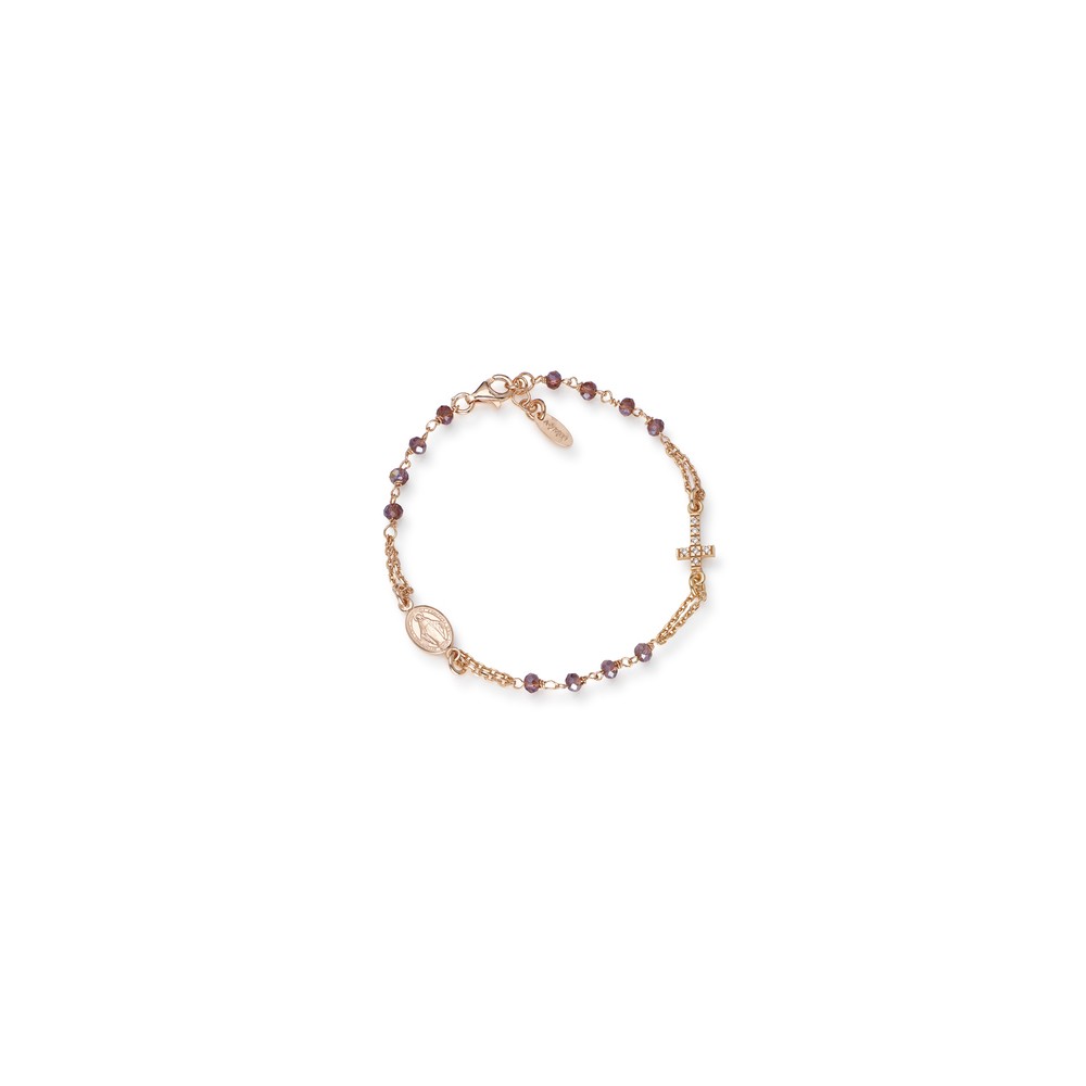 1 - Bracciale Amen donna BRORVIZ3 Argento 925 collezione Rosari