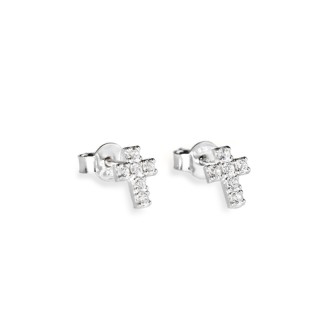 1 - Amen ORCRZ earrings 925 silver Rosary collection