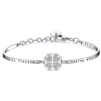 1 - Bracciale Brosway BHK158 in acciaio con Swarovski collezione Chakra