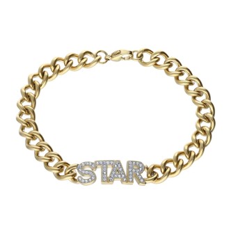 1 - Bracciale Star Stroili donna 1666597 acciaio collezione Lady Message