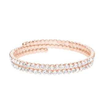 1 - Stroli woman bangle bracelet 1663933 pink metal Romantic Shine collection