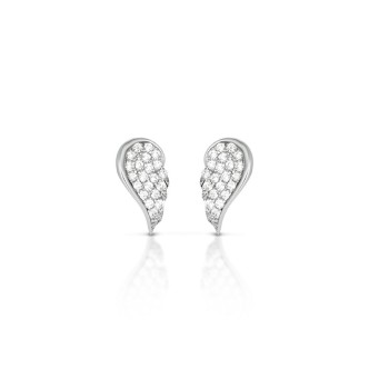 1 - Roberto Giannotti woman earrings GIA314 Silver with cubic zirconia Angels collection