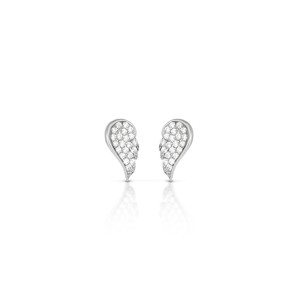 1 - Roberto Giannotti woman earrings GIA314 Silver with cubic zirconia Angels collection