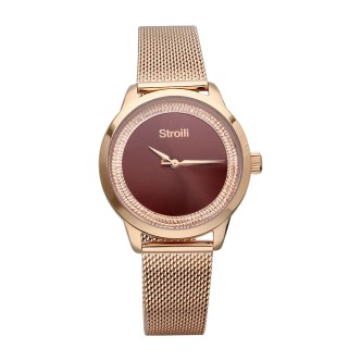 1 - Orologio solo tempo donna Stroili 1665861 acciaio rosato collezione London