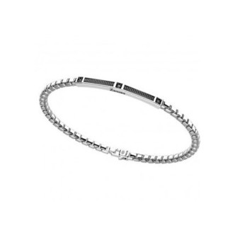 1 - Zancan EXB959 man bracelet Silver and spinels