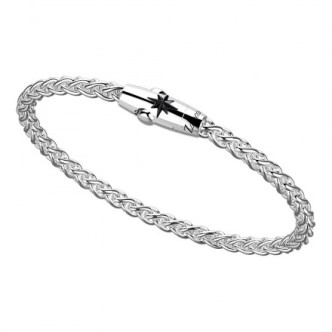 1 - Zancan EXB708 man bracelet 925 Silver Cosmopolitan collection