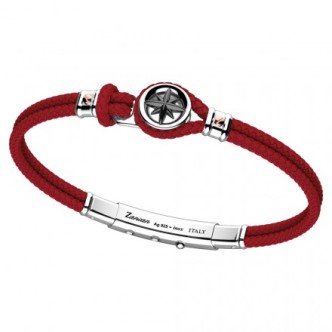 1 - Bracciale uomo Zancan EXB997R-RO Argento 925 ed Oro collezione Regata Kompass