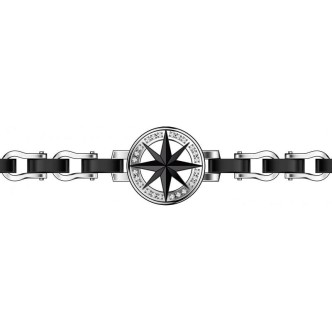 1 - Zancan EHB24 steel bracelet man Hi Teck collection