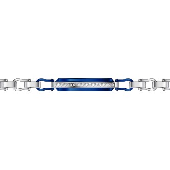 1 - Zancan EHB253 men's bracelet steel Hi Teck collection