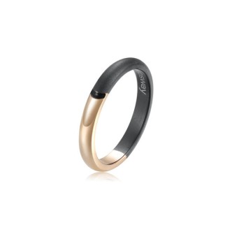 1 - Brosway man ring BCS32B 316L steel Celesta collection