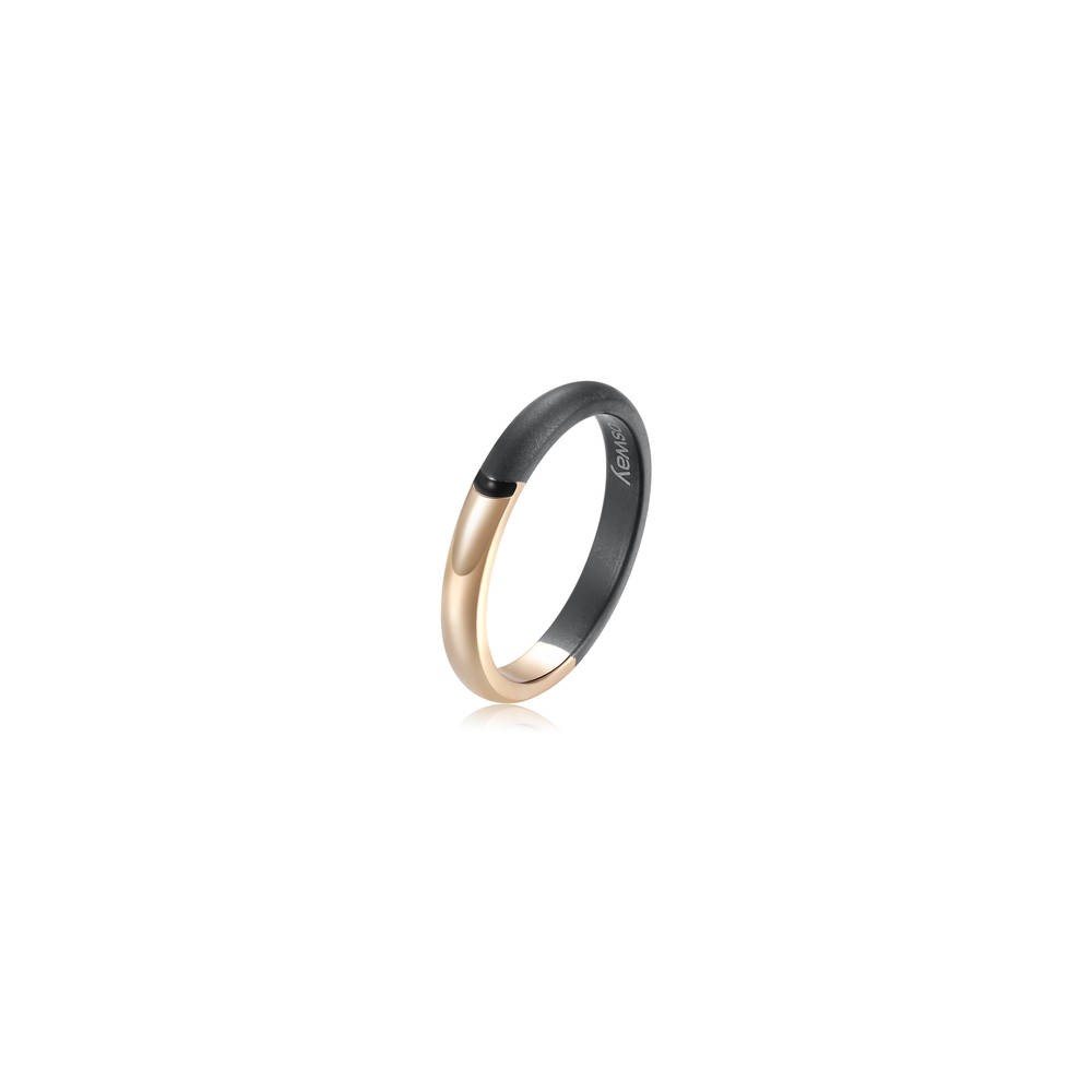 1 - Brosway man ring BCS32C 316L steel Celesta collection