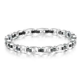 1 - Brosway man bracelet BOS19 316L steel Kronos collection