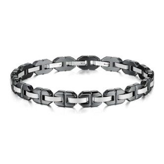 1 - Brosway man bracelet BOS21 316L steel Kronos collection