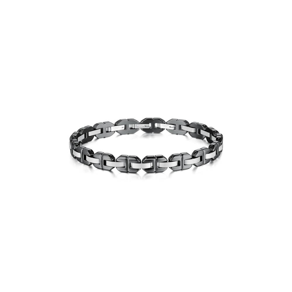 1 - Brosway man bracelet BOS21 316L steel Kronos collection