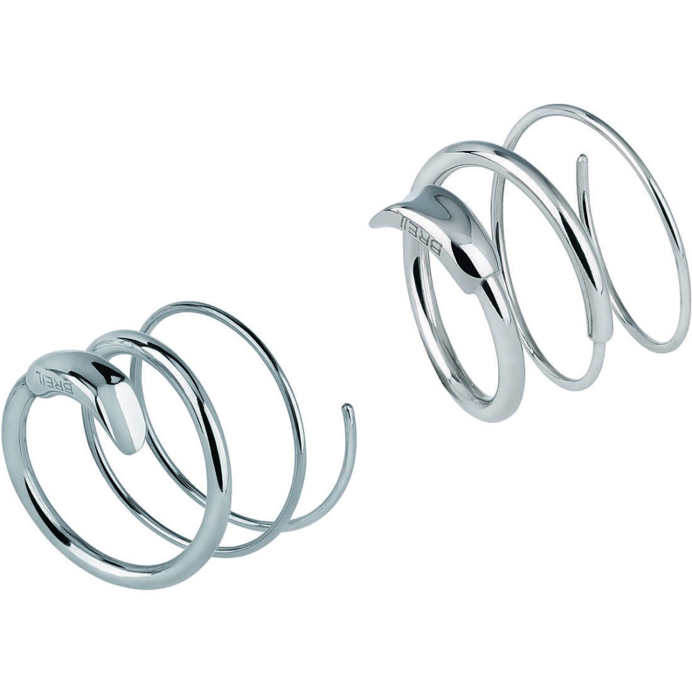 1 - Breil woman earrings TJ2896 steel Wrap collection