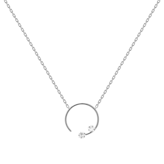 1 - PD Paola woman necklace CO02-057-U 925 silver Vela collection