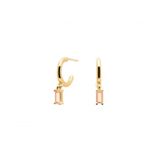 1 - PD Paola woman earrings AR01-118-U 925 silver, Peach Alia gold plating, Aisha collection