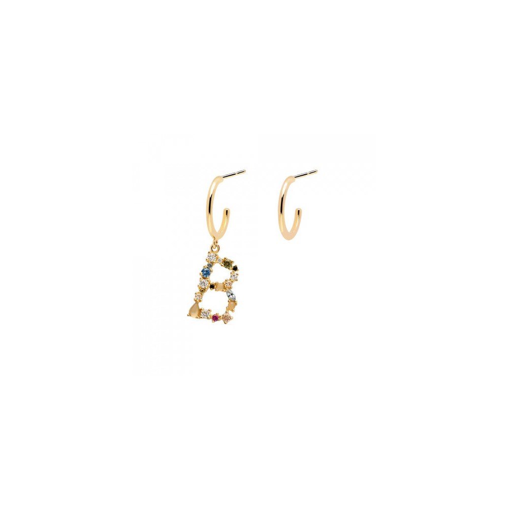 1 - PD Paola woman earrings AR01-252-U 925 silver collection I AM "B"