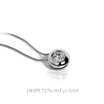 1 - Collana Donna Oro Punto Luce DHPL7176.003 collezione Sole