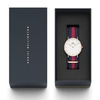 1 - Orologio solo tempo unisex Daniel Wellington DW00100029 acciaio collezione Classic Oxford