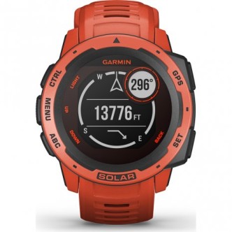 1 - Orologio Solare uomo Garmin 010-02293-20 Instinct Solar Flame Red