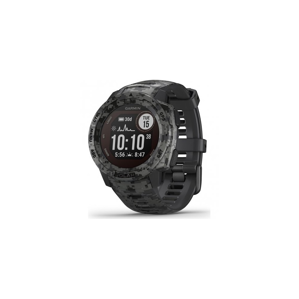 1 - Garmin Solar Men's Watch 010-02293-05 Instinct Solar Camo Edition