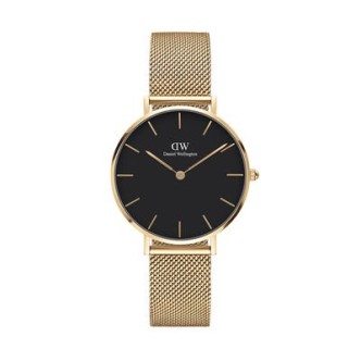 1 - Watch only time woman Daniel Wellington DW00100347 steel Petite Evergold collection