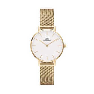 1 - Watch only time woman Daniel Wellington DW00100350 steel Petite Evergold collection